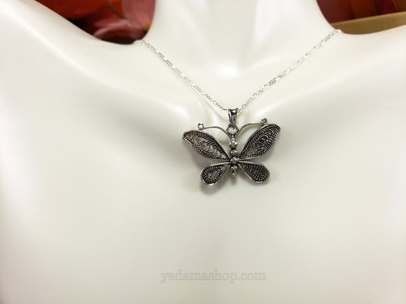 Butterfly Pendant and 20