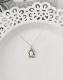 Antique White Opal Necklace
