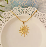 Fire Sun Necklace