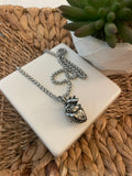 Stainless Steel Heart Pendant Necklace