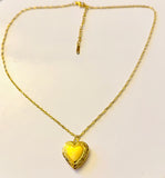 SM Heart Locket Necklace