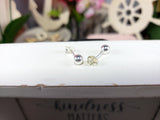 5mm Silver Ball Stud Earrings