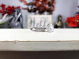 Cubic Zirconia Wedding Ring Set