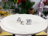 Heart Clear Cubic Zirconia Earrings