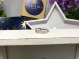 Heart Crown Clear Cubic Zirconia Ring