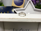 Heart Crown Clear Cubic Zirconia Ring