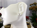 Synthetic Pearl 8mm Earrings