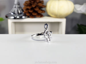 Treble Clef Music Note Ring