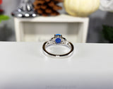 Center Stone Charmed Blue Lab Opal Ring